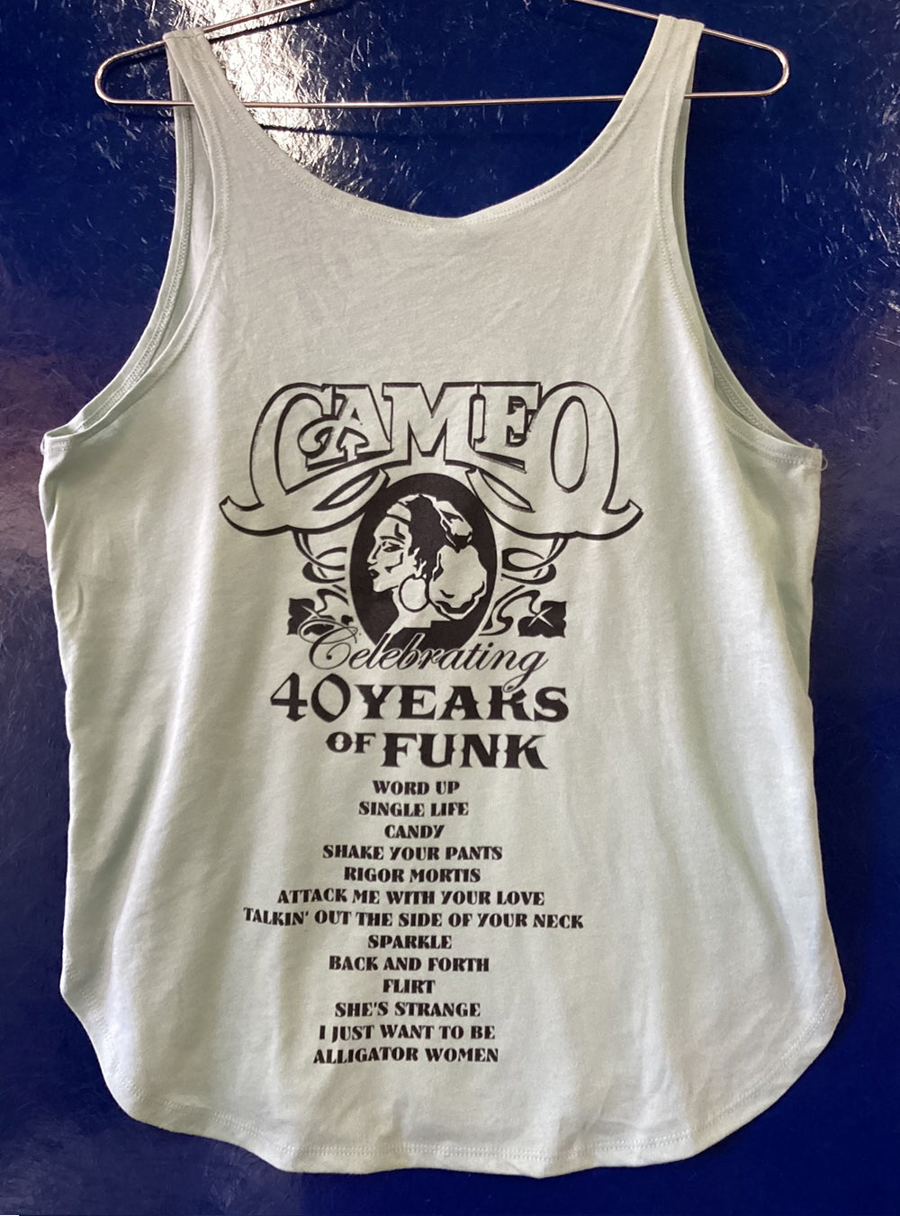 CANDY Stone Wash Green Woman's Tank Top