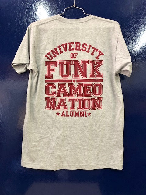 CAMEO UNIVERSITY OF FUNK Heather Grey Tee
