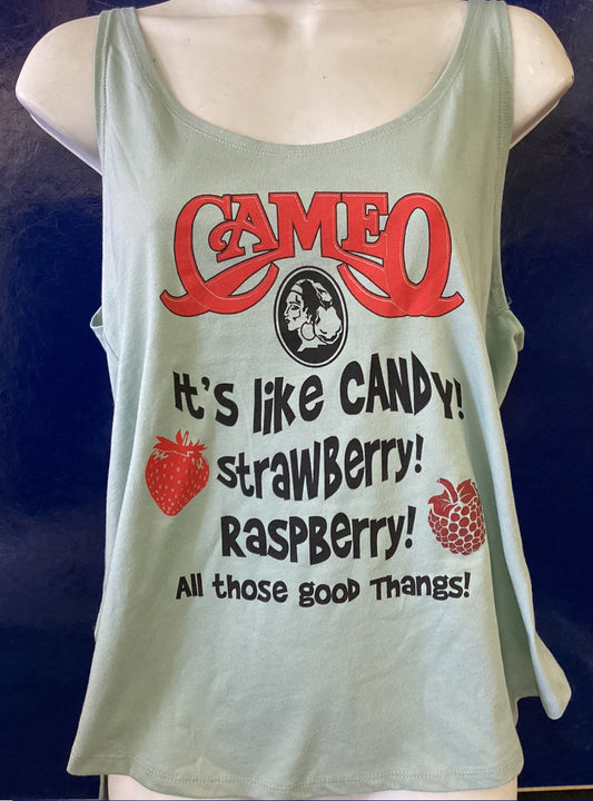 CANDY Stone Wash Green Woman's Tank Top